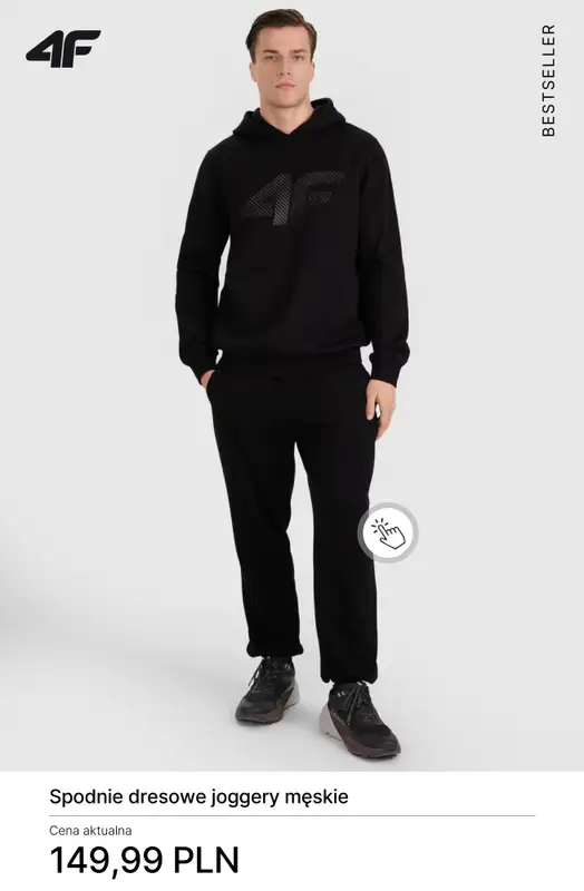 4F - gazetka promocyjna Bluzy i spodnie dresowe dla niego od piątku 06.02  - strona 9