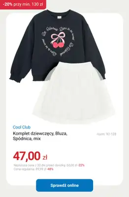 Smyk - gazetka promocyjna -20% przy zakupach za min. 130 zł od piątku 06.02 do poniedziałku 09.02 - strona 7