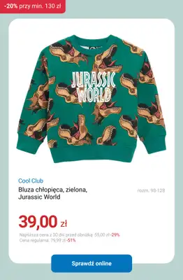 Smyk - gazetka promocyjna -20% przy zakupach za min. 130 zł od piątku 06.02 do poniedziałku 09.02 - strona 10