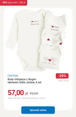 Smyk - gazetka promocyjna -20% przy zakupach za min. 130 zł od piątku 06.02 do poniedziałku 09.02 - strona 11