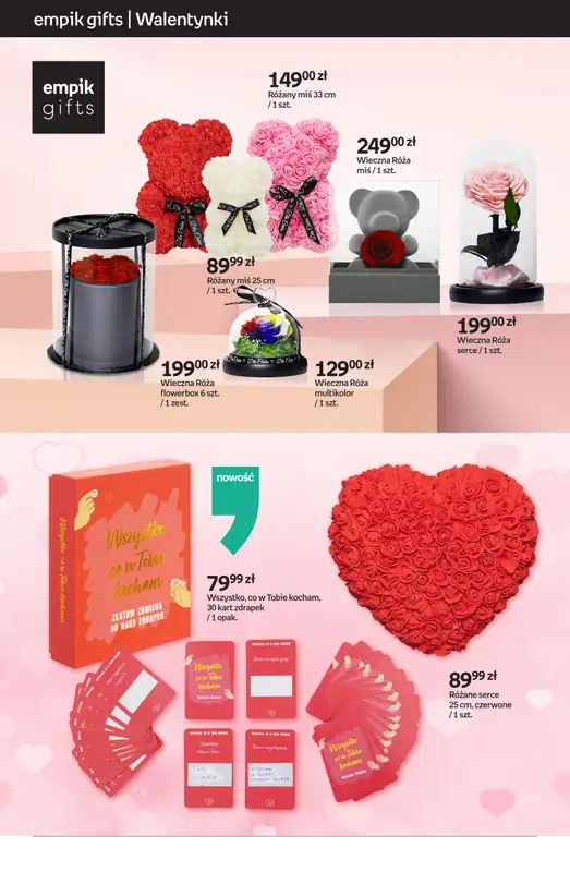 BEST SALE - gazetka promocyjna Empik I Katalog prezentów: Walentynki od poniedziałku 02.02 do wtorku 10.02 - strona 8