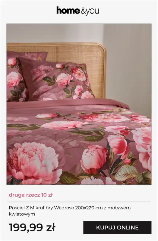 home&you - gazetka promocyjna Pościel - druga rzecz 10 zł od piątku 06.02 do poniedziałku 09.02 - strona 7