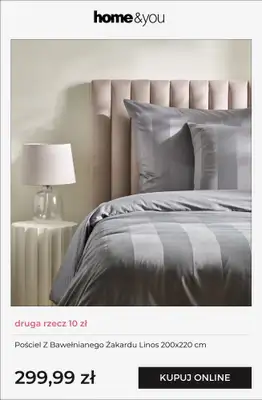 home&you - gazetka promocyjna Pościel - druga rzecz 10 zł od piątku 06.02 do poniedziałku 09.02 - strona 8