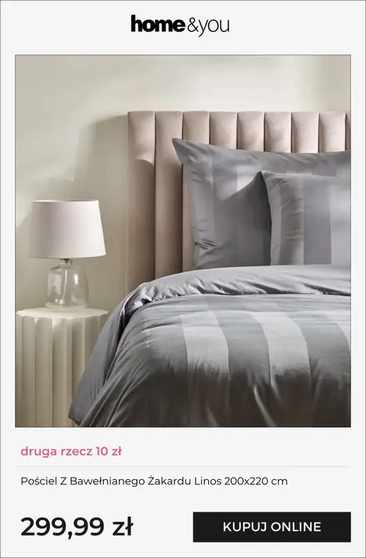 home&you - gazetka promocyjna Pościel - druga rzecz 10 zł od piątku 06.02 do poniedziałku 09.02 - strona 8