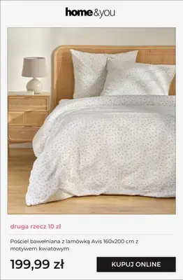 home&you - gazetka promocyjna Pościel - druga rzecz 10 zł od piątku 06.02 do poniedziałku 09.02 - strona 3