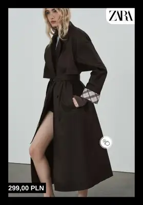 Zara - gazetka promocyjna Płaszcze i trencze na nowy sezon od piątku 06.02  - strona 2