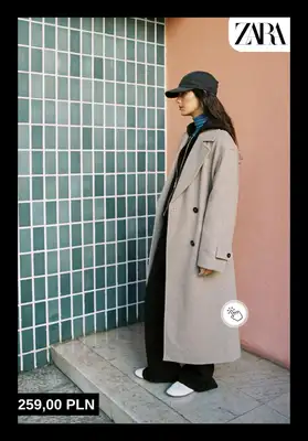 Zara - gazetka promocyjna Płaszcze i trencze na nowy sezon od piątku 06.02  - strona 4
