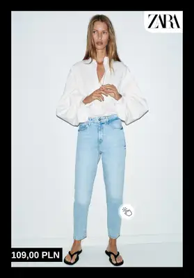 Zara - gazetka promocyjna Jeansy z nowej kolekcji od soboty 07.02  - strona 2