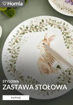 Homla - gazetka promocyjna Stylowa zastawa stołowa od piątku 06.02 