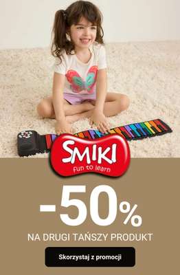 Smyk - gazetka promocyjna Smiki -50% na drugi tańszy produkt od piątku 06.02 do poniedziałku 09.02