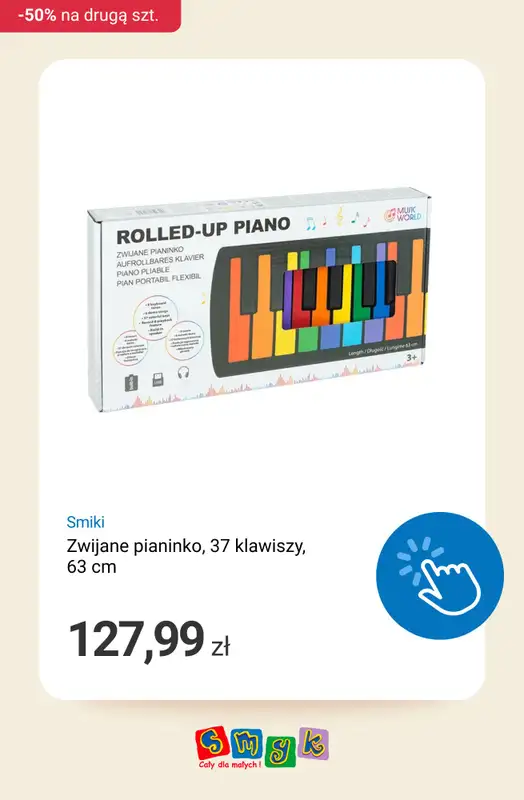 Smyk - gazetka promocyjna Smiki -50% na drugi tańszy produkt od piątku 06.02 do poniedziałku 09.02 - strona 9