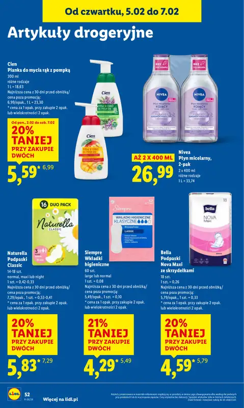 Lidl - gazetka promocyjna Oferta od czwartku od czwartku 05.02 do soboty 07.02 - strona 56