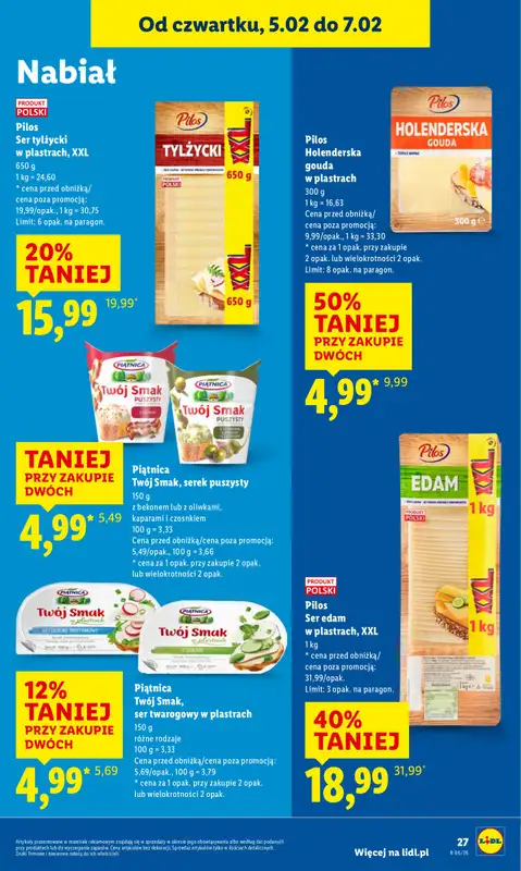 Lidl - gazetka promocyjna Oferta od czwartku od czwartku 05.02 do soboty 07.02 - strona 31