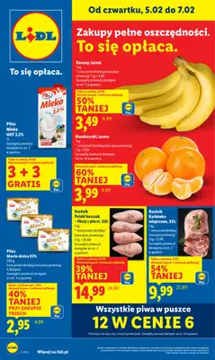 Lidl - gazetka promocyjna Oferta od czwartku od czwartku 05.02 do soboty 07.02
