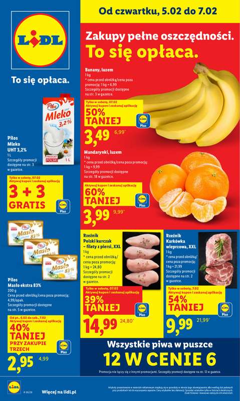 Lidl - gazetka promocyjna Oferta od czwartku od czwartku 05.02 do soboty 07.02