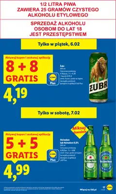 Lidl - gazetka promocyjna Oferta od czwartku od czwartku 05.02 do soboty 07.02 - strona 17