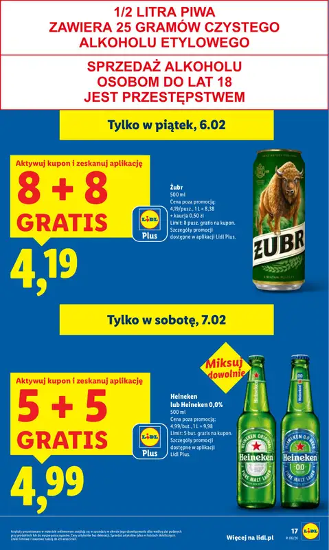 Lidl - gazetka promocyjna Oferta od czwartku od czwartku 05.02 do soboty 07.02 - strona 17