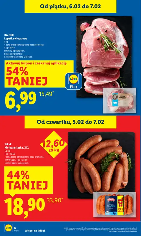 Lidl - gazetka promocyjna Oferta od czwartku od czwartku 05.02 do soboty 07.02 - strona 6