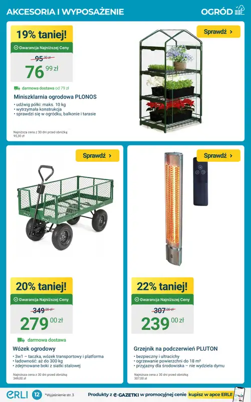 ERLI - gazetka promocyjna REMONTUJ, MEBLUJ I URZĄDZAJ - najtaniej z Erli! od poniedziałku 09.02 do niedzieli 15.02 - strona 12
