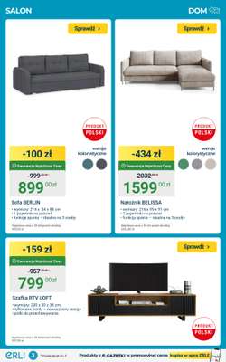 ERLI - gazetka promocyjna REMONTUJ, MEBLUJ I URZĄDZAJ - najtaniej z Erli! od poniedziałku 09.02 do niedzieli 15.02 - strona 3