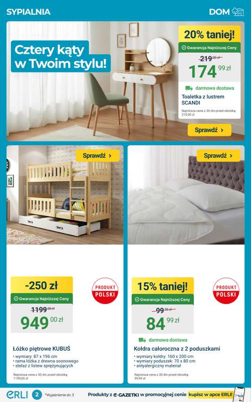 ERLI - gazetka promocyjna REMONTUJ, MEBLUJ I URZĄDZAJ - najtaniej z Erli! od poniedziałku 09.02 do niedzieli 15.02 - strona 2