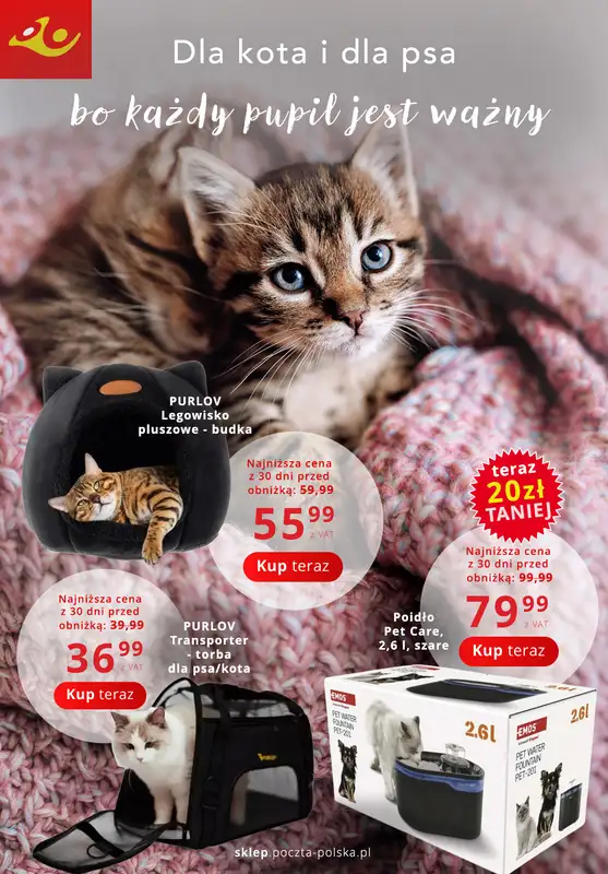 Poczta Polska - gazetka promocyjna Gazetka od poniedziałku 09.02 do niedzieli 22.02 - strona 3