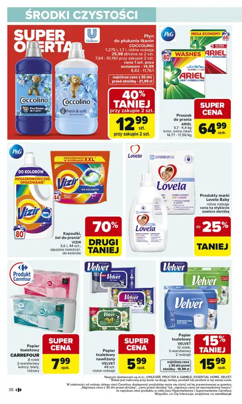 Carrefour - gazetka promocyjna Gazetka Carrefour od poniedziałku od poniedziałku 09.02 do soboty 14.02 - strona 40