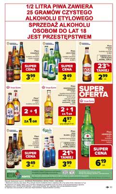 Carrefour - gazetka promocyjna Gazetka Carrefour od poniedziałku od poniedziałku 09.02 do soboty 14.02 - strona 45