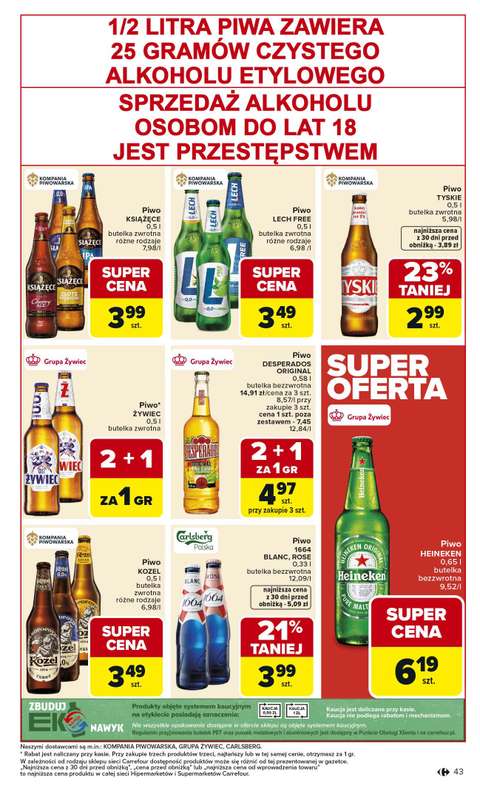 Carrefour - gazetka promocyjna Gazetka Carrefour od poniedziałku od poniedziałku 09.02 do soboty 14.02 - strona 45