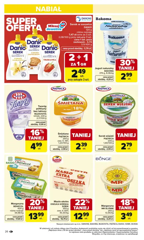 Carrefour - gazetka promocyjna Gazetka Carrefour od poniedziałku od poniedziałku 09.02 do soboty 14.02 - strona 28