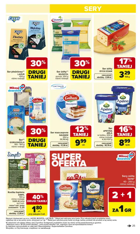 Carrefour - gazetka promocyjna Gazetka Carrefour od poniedziałku od poniedziałku 09.02 do soboty 14.02 - strona 27