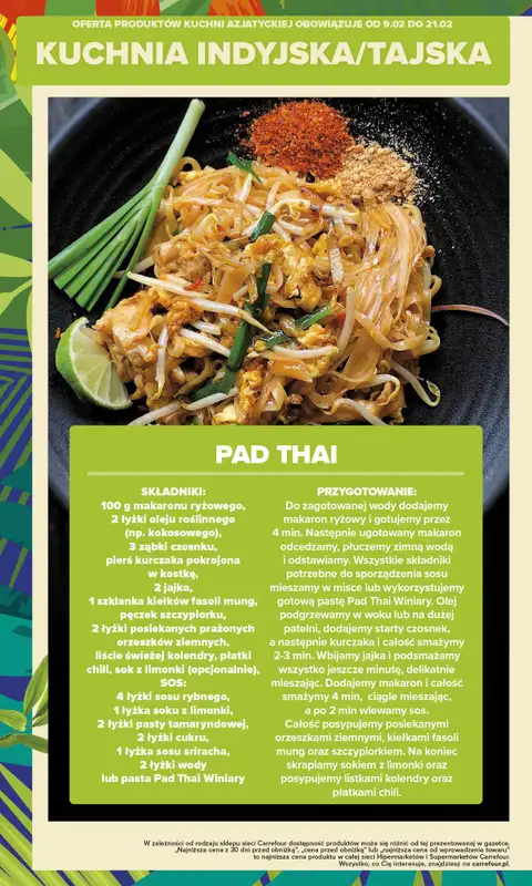 Carrefour - gazetka promocyjna Gazetka Kuchnia Azjatycka od poniedziałku 09.02 do soboty 21.02 - strona 6