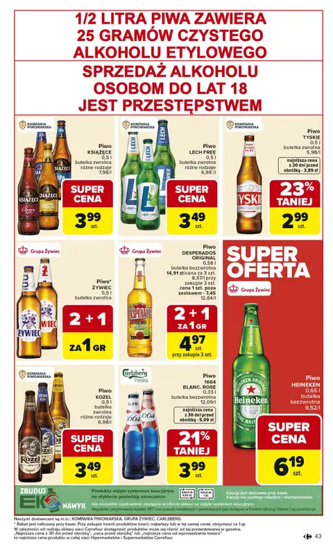 Carrefour Market - gazetka promocyjna Gazetka Carrefour Market od poniedziałku od poniedziałku 09.02 do soboty 14.02 - strona 45