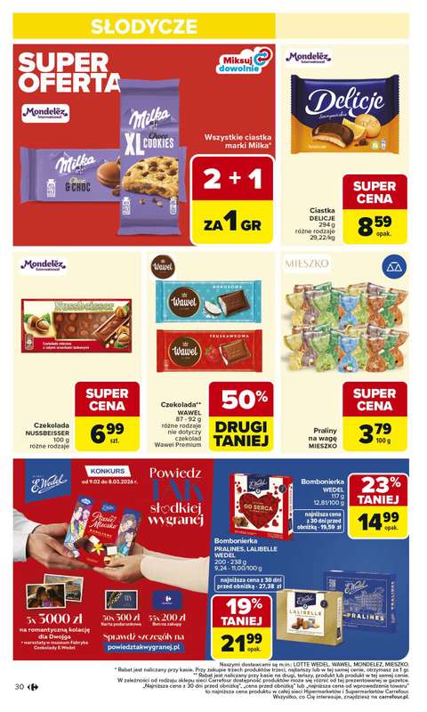 Carrefour Market - gazetka promocyjna Gazetka Carrefour Market od poniedziałku od poniedziałku 09.02 do soboty 14.02 - strona 32