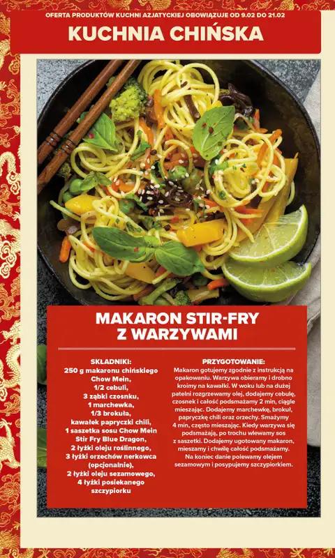 Carrefour Market - gazetka promocyjna Gazetka Kuchnia Azjatycka od poniedziałku 09.02 do soboty 21.02 - strona 8