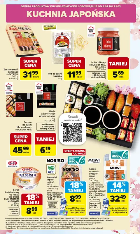 Carrefour Market - gazetka promocyjna Gazetka Kuchnia Azjatycka od poniedziałku 09.02 do soboty 21.02 - strona 9