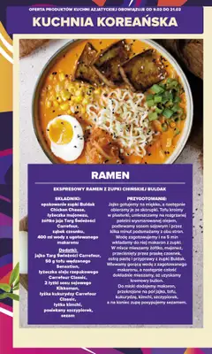 Carrefour Market - gazetka promocyjna Gazetka Kuchnia Azjatycka od poniedziałku 09.02 do soboty 21.02 - strona 4