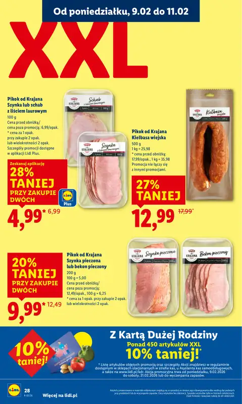 Lidl - gazetka promocyjna Oferta od poniedziałku od poniedziałku 09.02 do środy 11.02 - strona 28