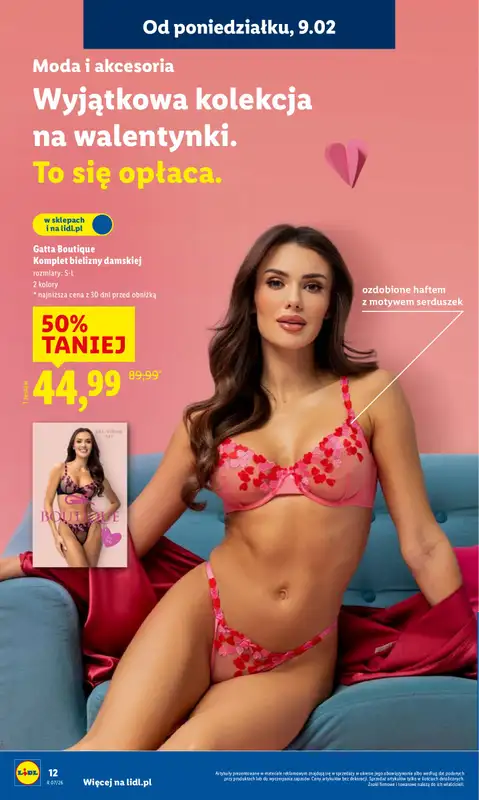 Lidl - gazetka promocyjna Oferta od poniedziałku od poniedziałku 09.02 do środy 11.02 - strona 12