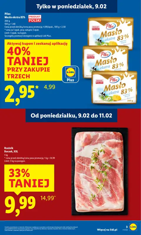 Lidl - gazetka promocyjna Oferta od poniedziałku od poniedziałku 09.02 do środy 11.02 - strona 3