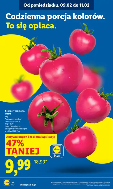 Lidl - gazetka promocyjna Oferta od poniedziałku od poniedziałku 09.02 do środy 11.02 - strona 16
