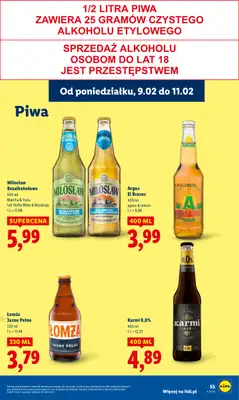 Lidl - gazetka promocyjna Oferta od poniedziałku od poniedziałku 09.02 do środy 11.02 - strona 55