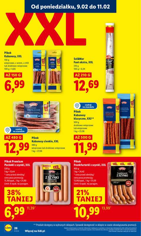 Lidl - gazetka promocyjna Oferta od poniedziałku od poniedziałku 09.02 do środy 11.02 - strona 26