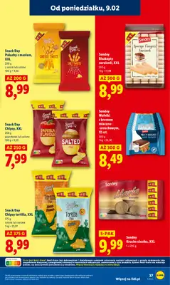 Lidl - gazetka promocyjna Oferta od poniedziałku od poniedziałku 09.02 do środy 11.02 - strona 37