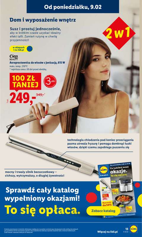 Lidl - gazetka promocyjna Oferta od poniedziałku od poniedziałku 09.02 do środy 11.02 - strona 13