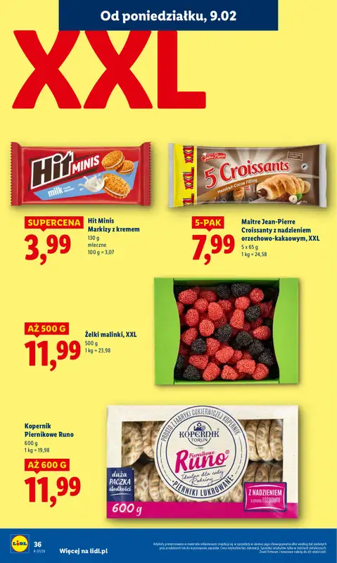 Lidl - gazetka promocyjna Oferta od poniedziałku od poniedziałku 09.02 do środy 11.02 - strona 36