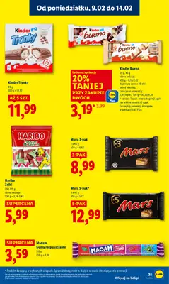 Lidl - gazetka promocyjna Oferta od poniedziałku od poniedziałku 09.02 do środy 11.02 - strona 35