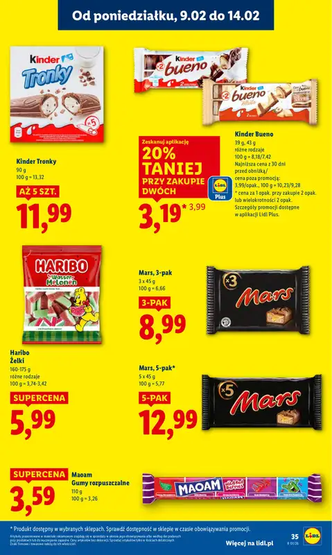Lidl - gazetka promocyjna Oferta od poniedziałku od poniedziałku 09.02 do środy 11.02 - strona 35