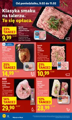 Lidl - gazetka promocyjna Oferta od poniedziałku od poniedziałku 09.02 do środy 11.02 - strona 48