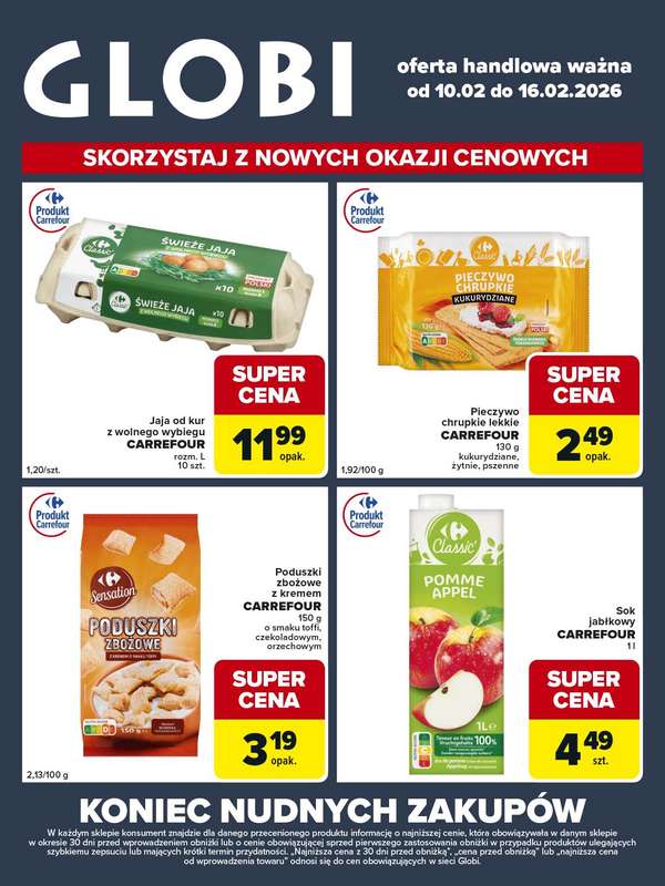 Globi - gazetka promocyjna Gazetka Globi od wtorku 10.02 do poniedziałku 16.02 - strona 2